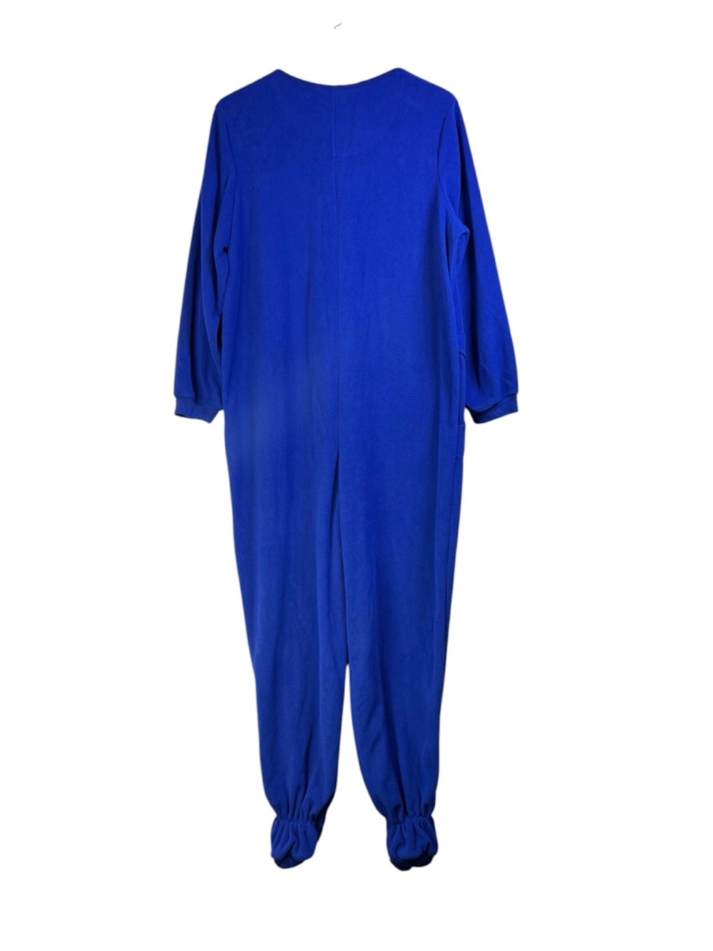 Nick & Nora Sleepwear Women’s Blue One Piece Pajamas Sock Monkey Footed XL Retro - Picture 2 of 11